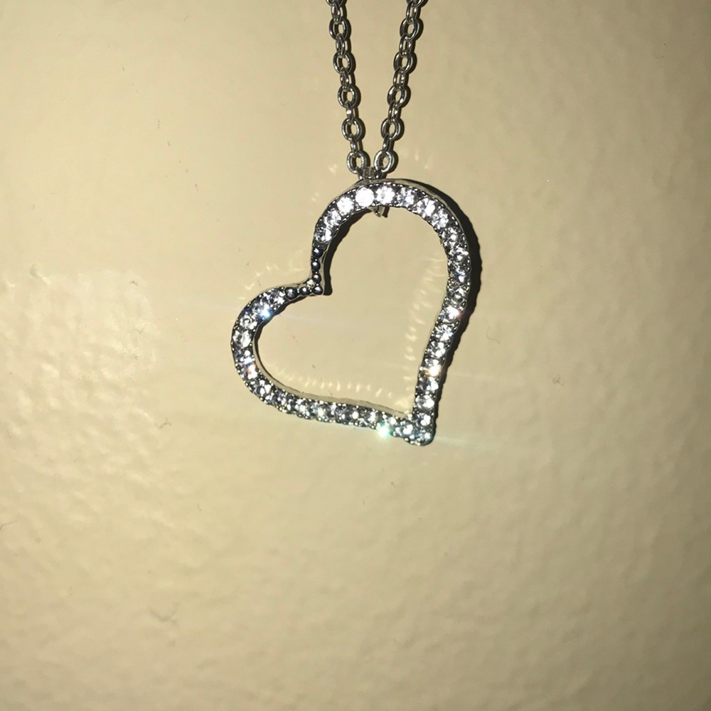 large heart necklace